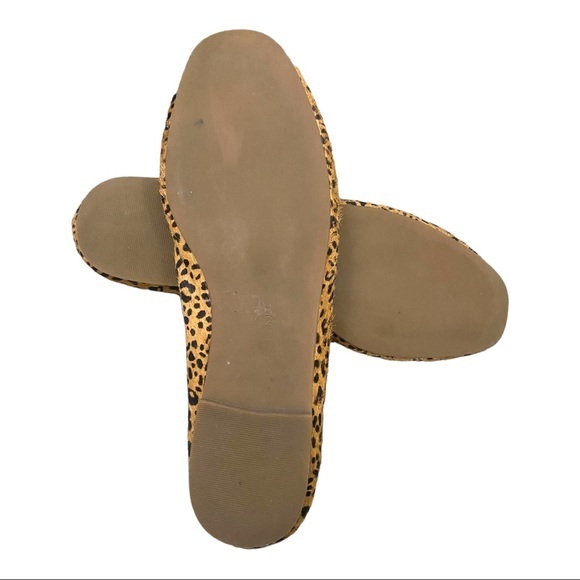 Madewell The Cory Flats Leopard Calf Hair size 7.5 Like New - Picture 9 of 12